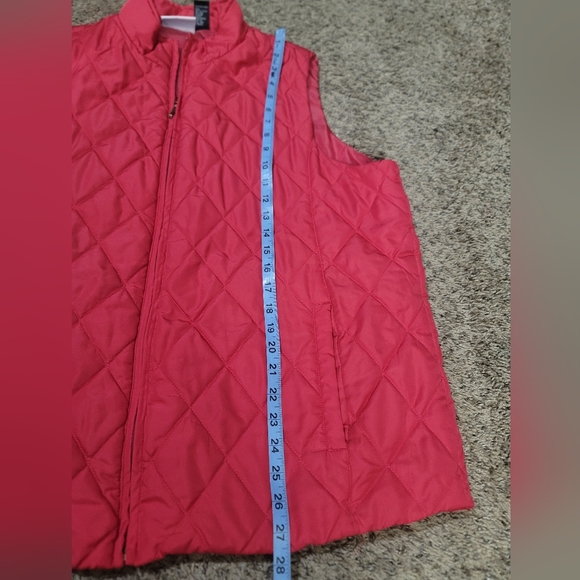 Cg.l.cg Vests Jacket color Red good condition has pockets - Picture 2 of 11